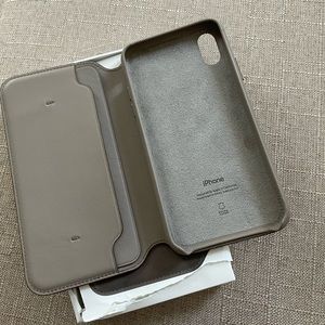 iPhone X leather case from Apple